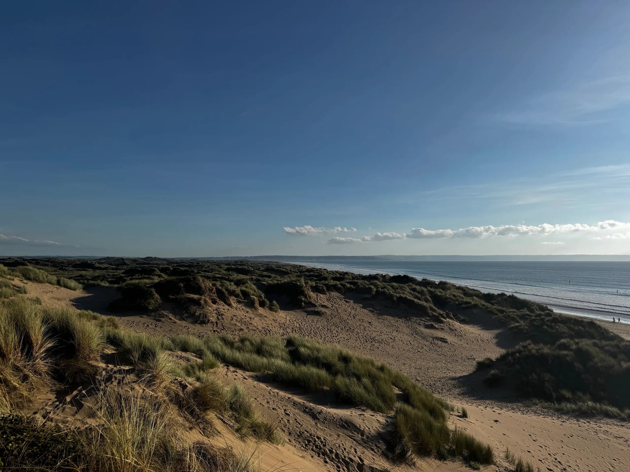 The dunes at Saunton Sands, in North Devon
