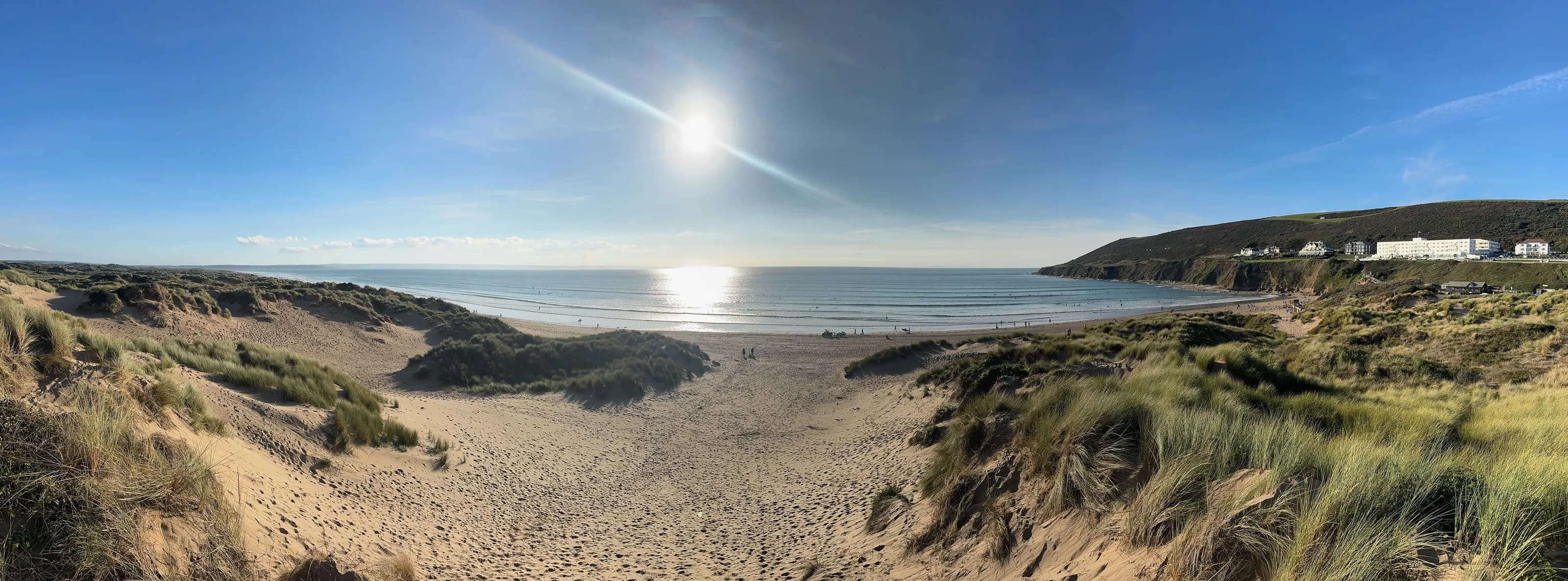 Saunton Sands, in North Devon